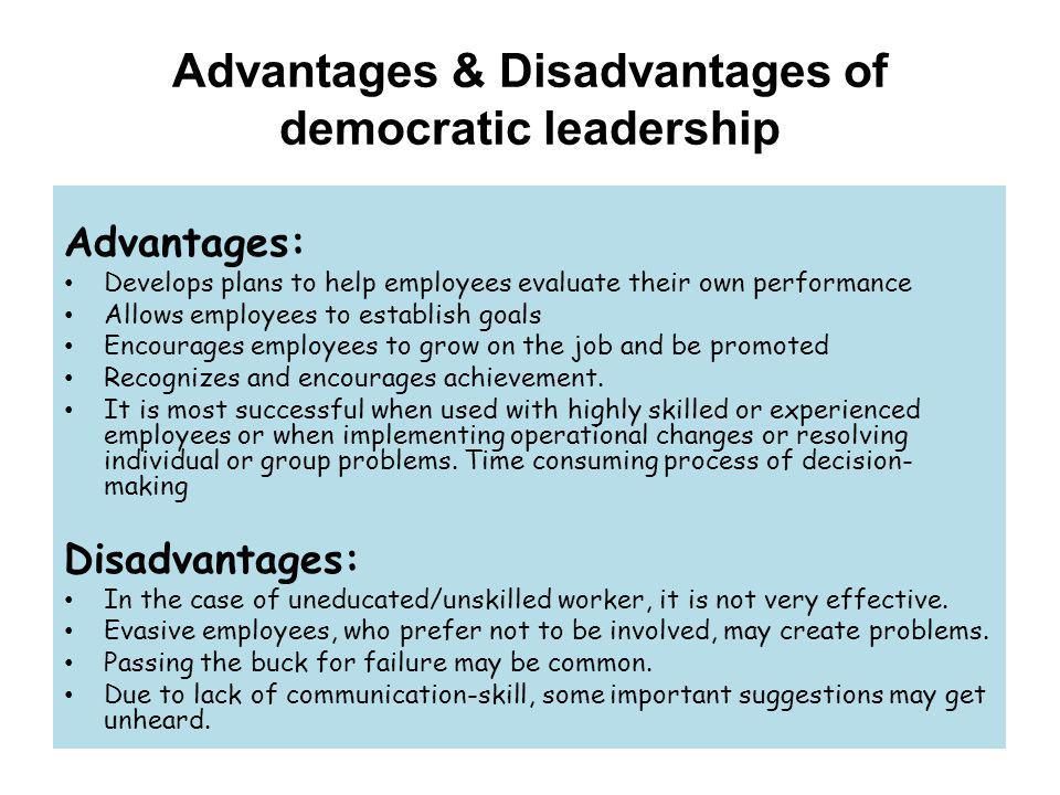 Democratic Leadership Essay Sample
